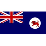 Vlajka Tasmánie vektorové ilustrace